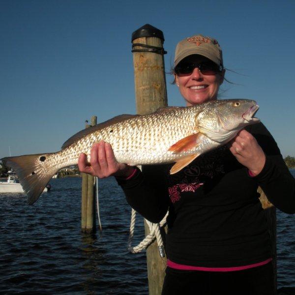 Orange Beach winter season Redfish fishing